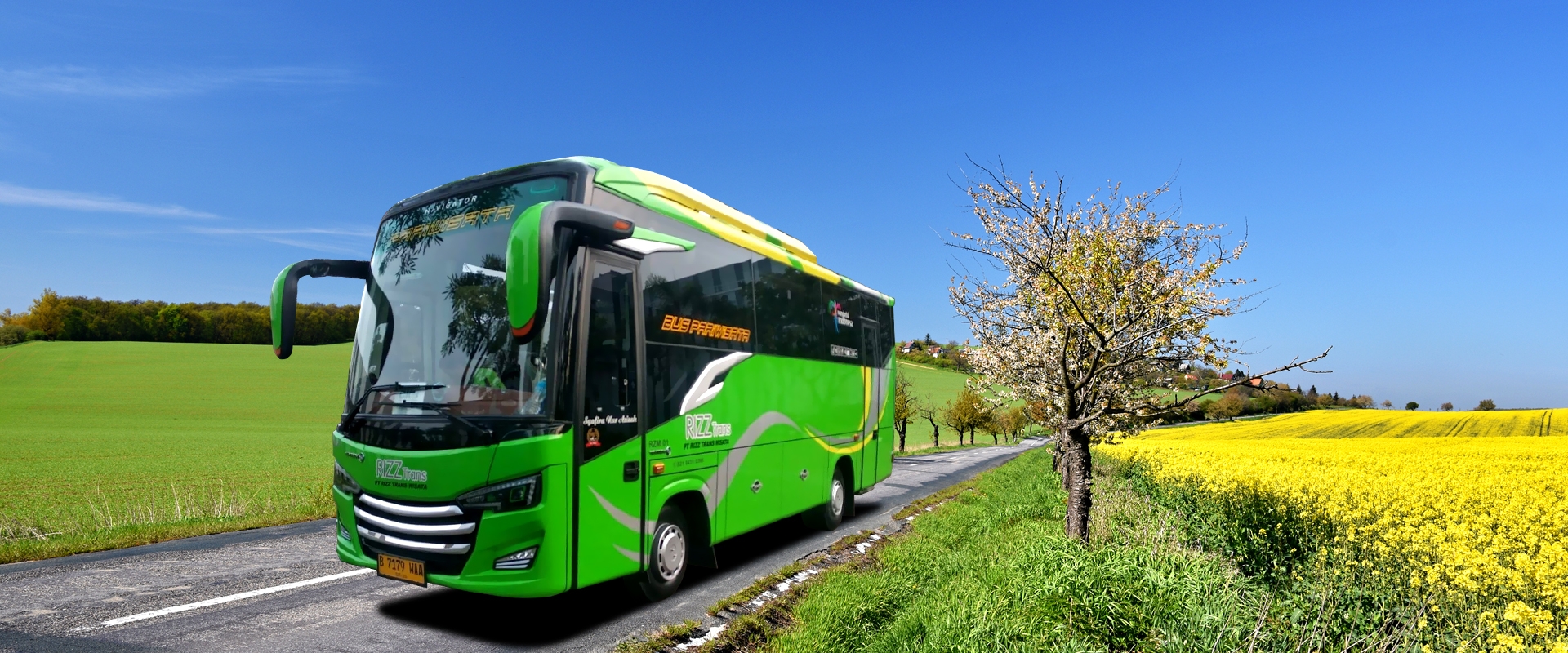 Rizztrans Medium Bus Pariwisata 33 Seats